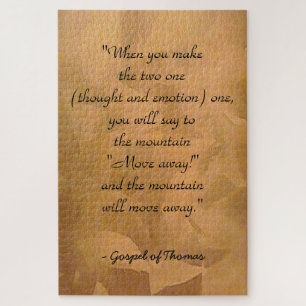 How To Pray Gospel Of Thomas Jigsaw Puzzle