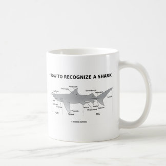How To Recognise A Shark (Biology Humour) Coffee Mug