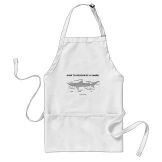 How To Recognise A Shark (Biology Humour) Standard Apron