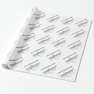 How To Recognise A Shark (Biology Humour) Wrapping Paper
