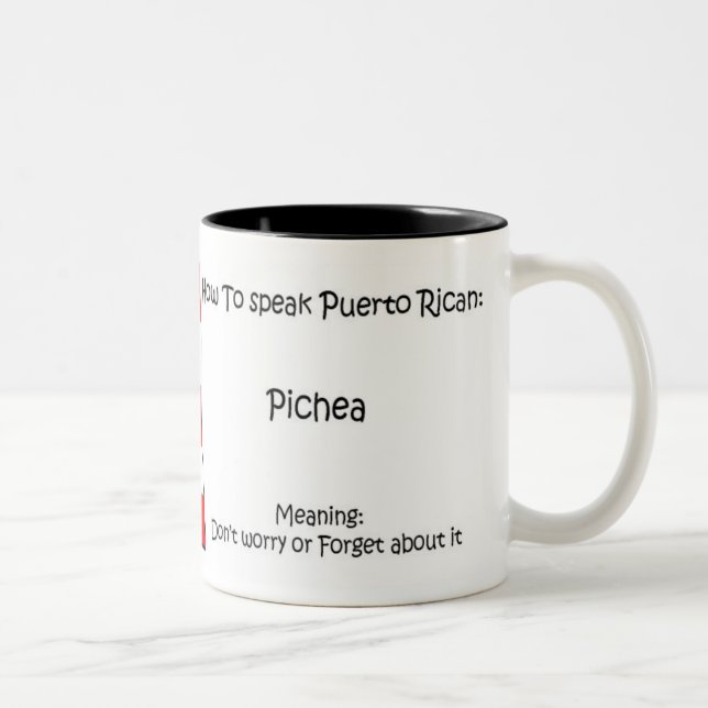 How to Speak Puerto Rican Two-Tone Coffee Mug (Right)