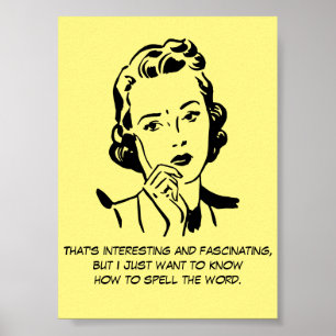 How to Spell the Word Court Reporting Quote Poster