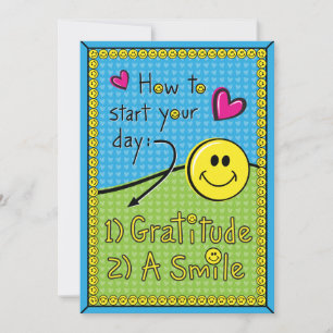 How To Start Your Day_Flat Card 5"x7"
