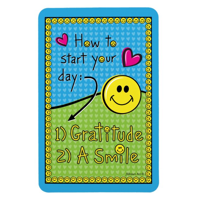 How To Start Your Day_Flexible Magnet 6"x4" (Vertical)