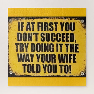 How to succeed sign Puzzle