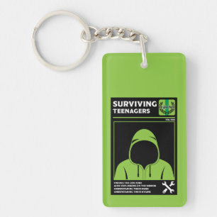 How To Survive Teenagers Key Ring