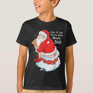 How To Tell When Youve Been Bad Christmas Naughty  T-Shirt
