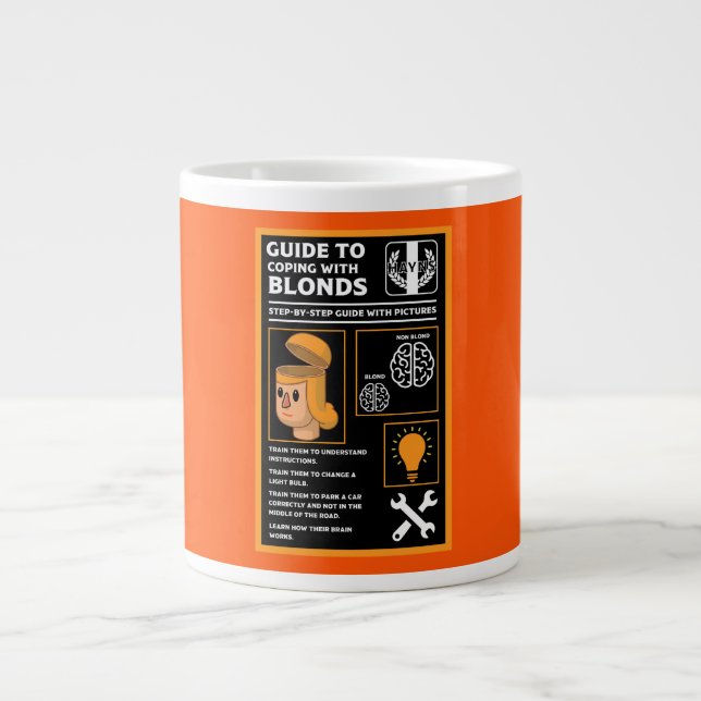 How To Understand Blonds Large Coffee Mug (Front)