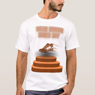 how to wear brown leather shoes T-Shirt