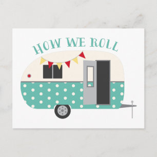 How We Roll Postcard