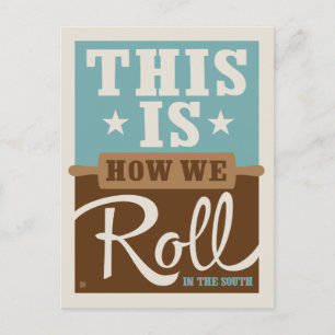 How We Roll Postcard