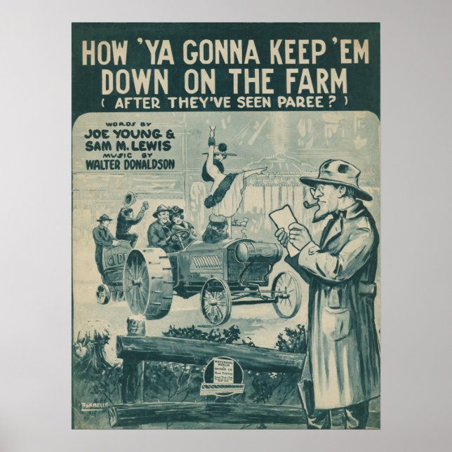 How Ya Gonna Keep ‘Em Down On The Farm Poster (Front)