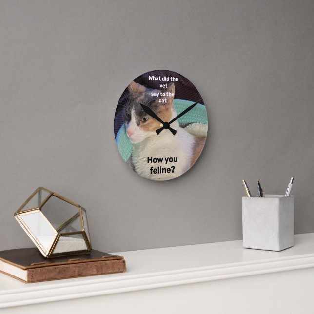 How you feline?  round clock (Office)