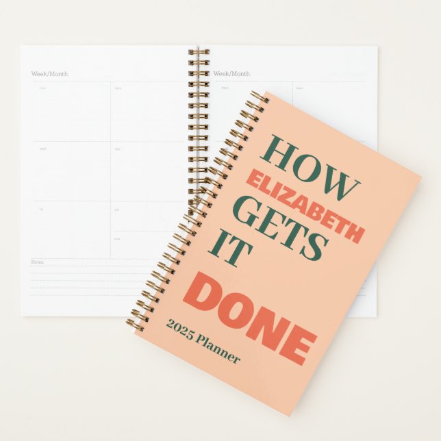 How Your Name Gets It Done 2026 Planner (Display)