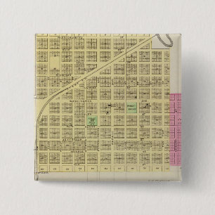 Howard and Grenola, Elk County, Kansas 15 Cm Square Badge