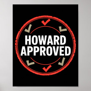 Howard approved poster