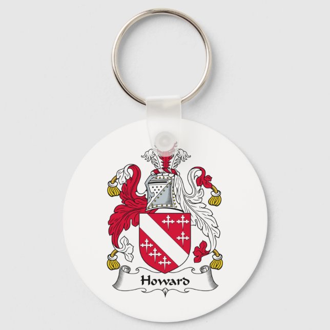 Howard Family Crest Key Ring (Front)