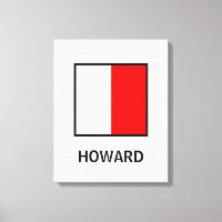 Howard Family Name Nautical Flag