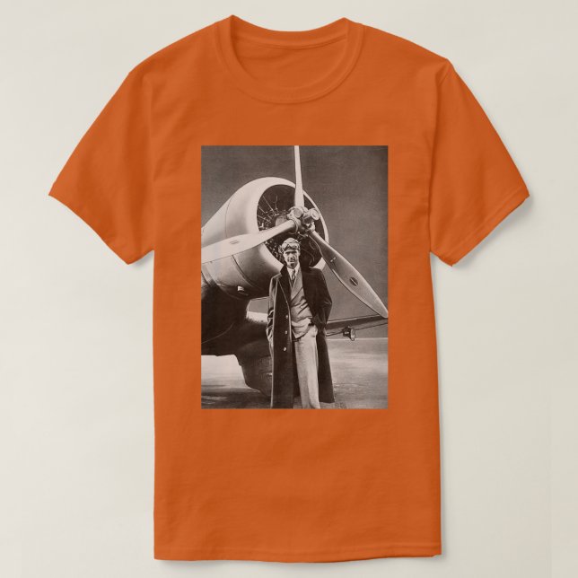 Howard Hughes Pioneer  T-Shirt (Design Front)