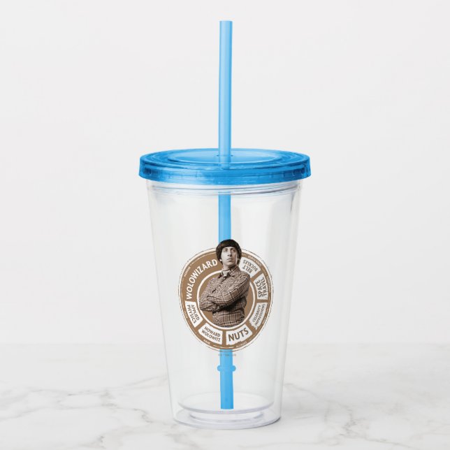 Howard Info Graphic Acrylic Tumbler (Front)