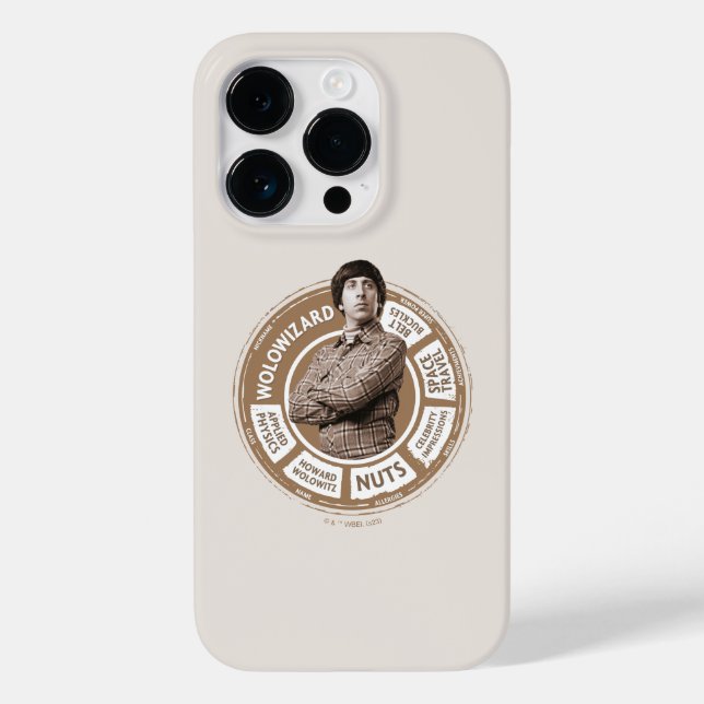 Howard Info Graphic Case-Mate iPhone Case (Back)