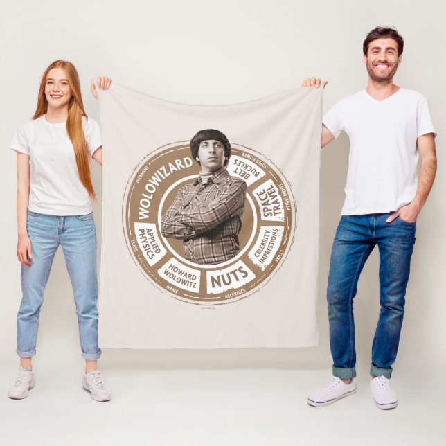 Howard Info Graphic Fleece Blanket (In Situ)