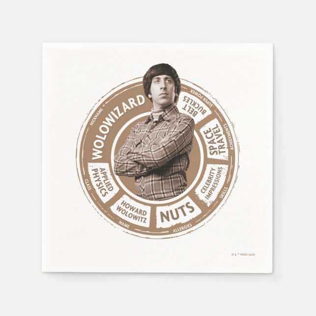 Howard Info Graphic Napkin (Front)