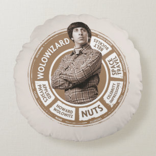 Howard Info Graphic Round Cushion