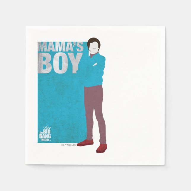 Howard | Mama's Boy Napkin (Front)