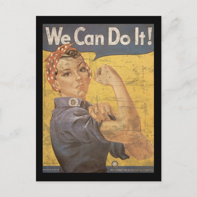 Howard Miller We Can Do It Rosie the Riveter Postcard (Front)