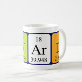 Howard periodic table name mug (Front Right)