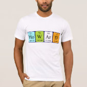 Howard periodic table name shirt (Front)