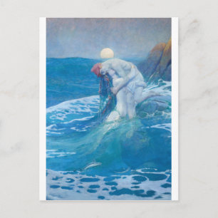 Howard Pyle - The Mermaid Postcard