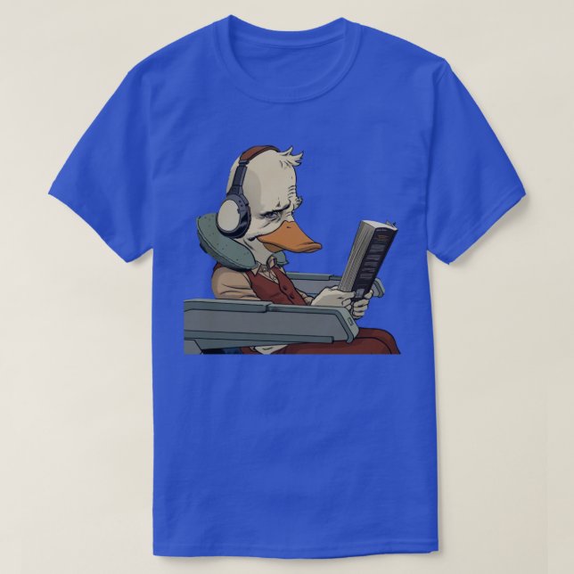 Howard the duck aeroplane transparent T-Shirt (Design Front)