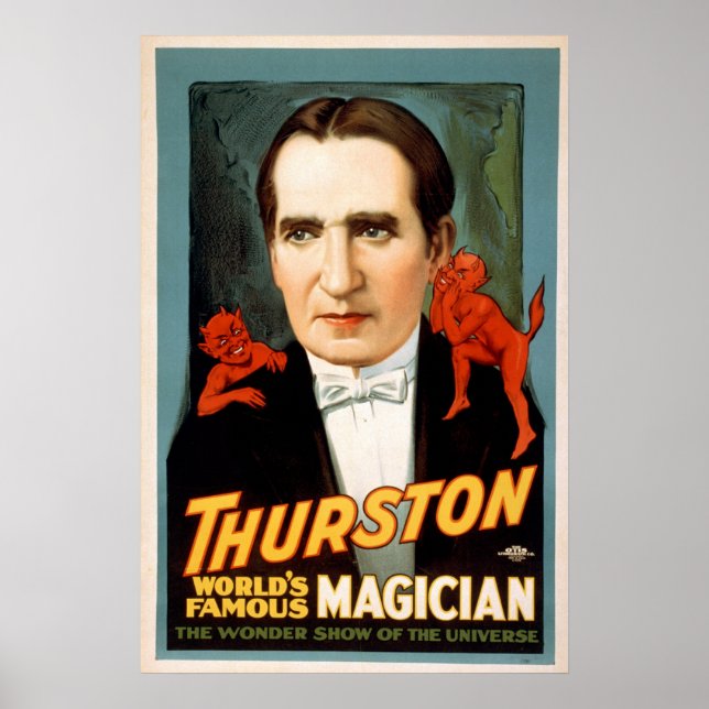 Howard Thurston Magic Advertisement Poster (Front)