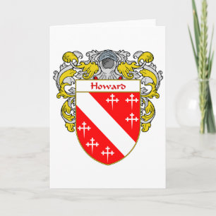 Howard Welsh Coat of Arms (Mantled) Holiday Card
