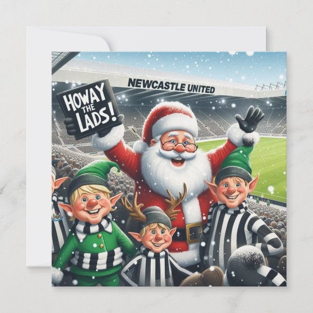 Howay Santa! Holiday Card (Front)