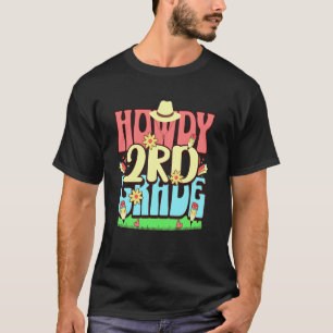 Howdy 2rd Grade Teacher Western Back To School Sec T-Shirt