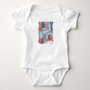 Howdy America Funny Cute Baby Bodysuit