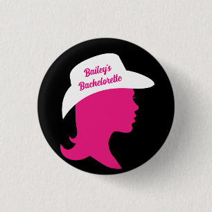 Howdy Bachelorette 3 Cm Round Badge