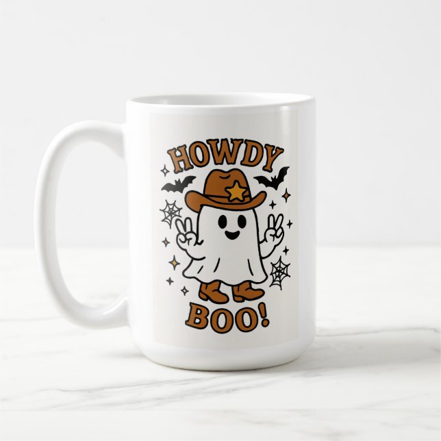 Howdy Boo Mug (Left)