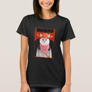 Howdy Cat Meme Texan T-Shirt