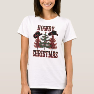 Howdy Christmas, Country Howdy Christmas T-Shirt