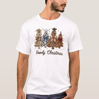 Howdy Christmas, Western Christmas T-Shirt
