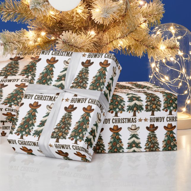 Howdy Christmas Wrapping Paper (Holidays)