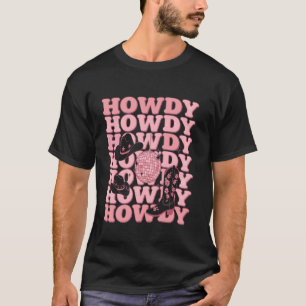 Howdy Country Rodeo Girl Western Howdy Retro Women T-Shirt