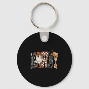 Howdy, Cowboy Ghost, Soky Halloween Funny Gift Tee Key Ring