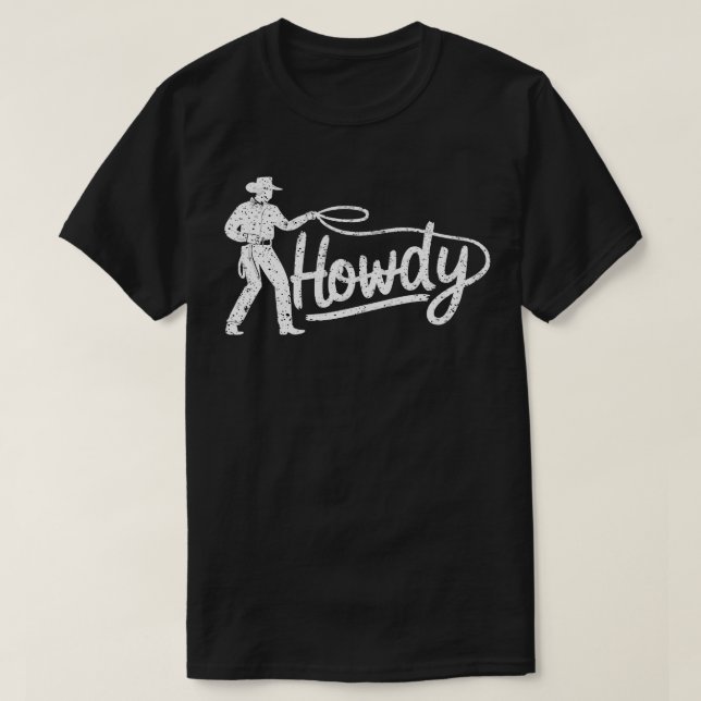 Howdy cowboy TShirt (Design Front)