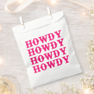 Howdy Cowgirl Disco Last Rodeo Favour Bags