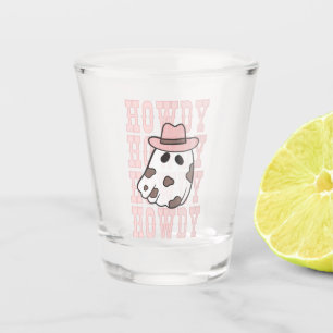 Howdy Cowgirl Halloween Cute shot glass